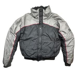 Vintage Profile Gore-Tex Goose Down Puffer Jacket Large Insulated Puffer Gray